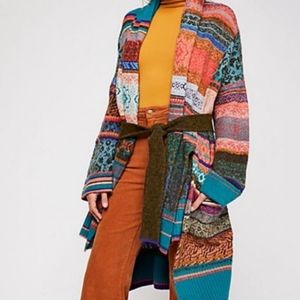 Free people Fantasia Cardigan Multi-combo